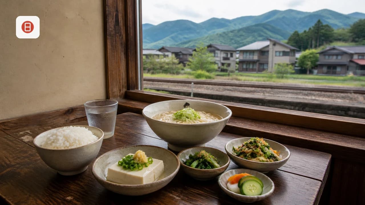 Cheap and Vegetarian Food in Aso