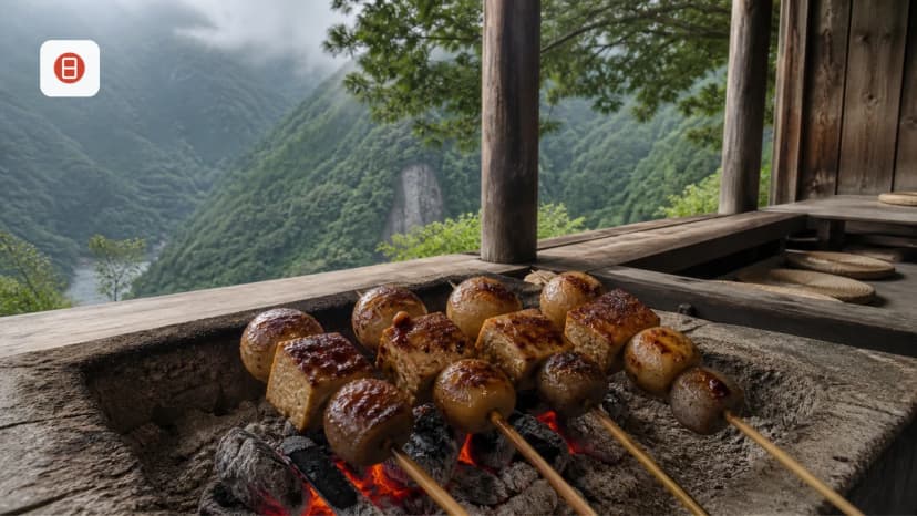 Dekomawashi in Iya Valley: Tokushima's Miso Skewers