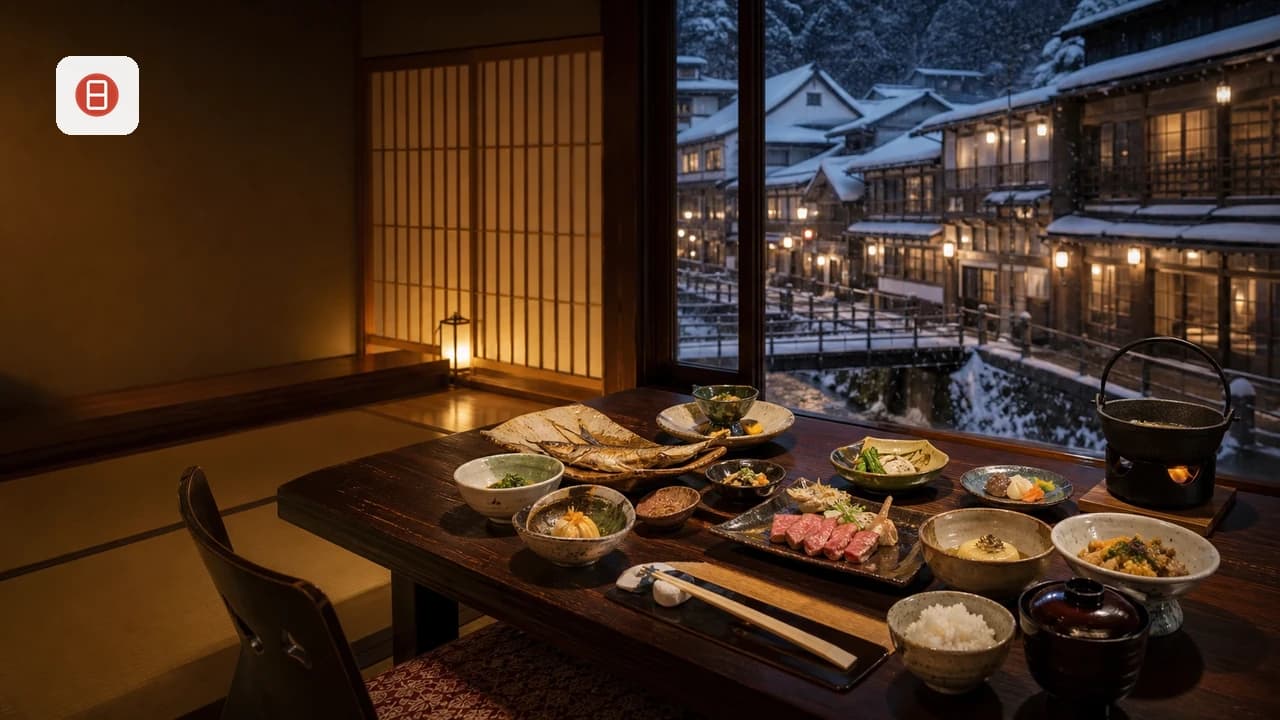 Ginzan Onsen Ryokan Meals: The Complete Kaiseki Dinner Guide