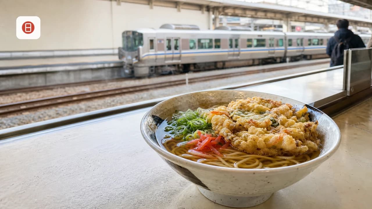 Himeji Ekisoba at the Station: Maneki Noodles, How to Order