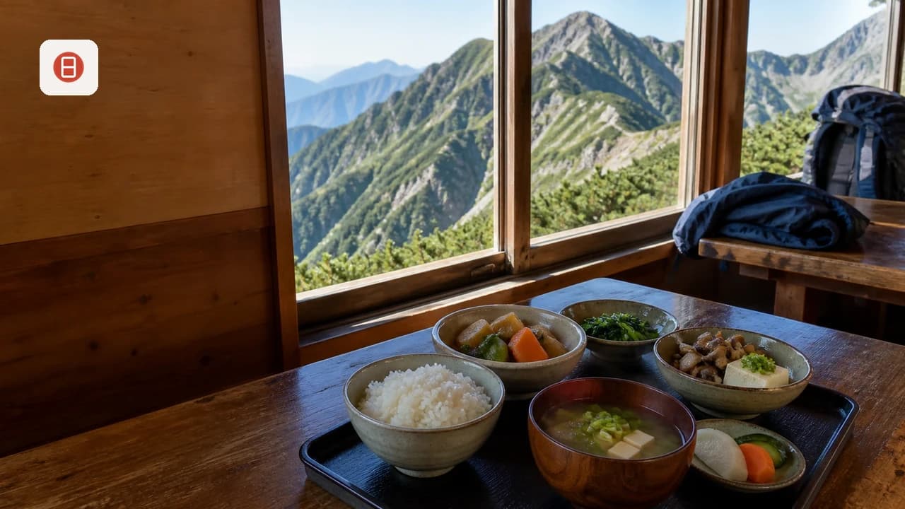Vegetarian Food in Japanese Alps Huts