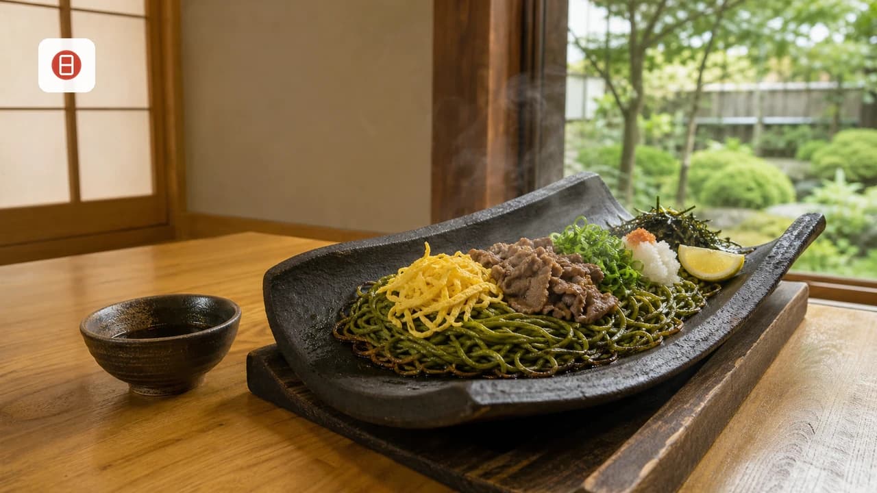 Kawara Soba Shimonoseki: Where to Eat the Original Tile-Grilled Noodles