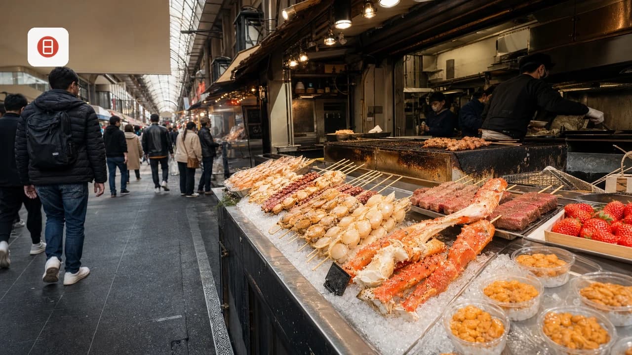 Kuromon Ichiba Market Food Guide: What to Eat, Prices & Hours (2026)