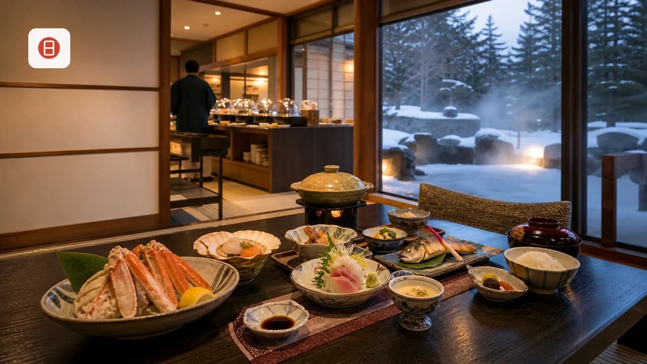 Noboribetsu Ryokan Dinner and Buffet Guide: Buffet vs. Kaiseki