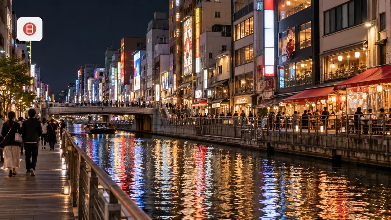 Osaka at Night: Neon, Last Trains, and Where to Go