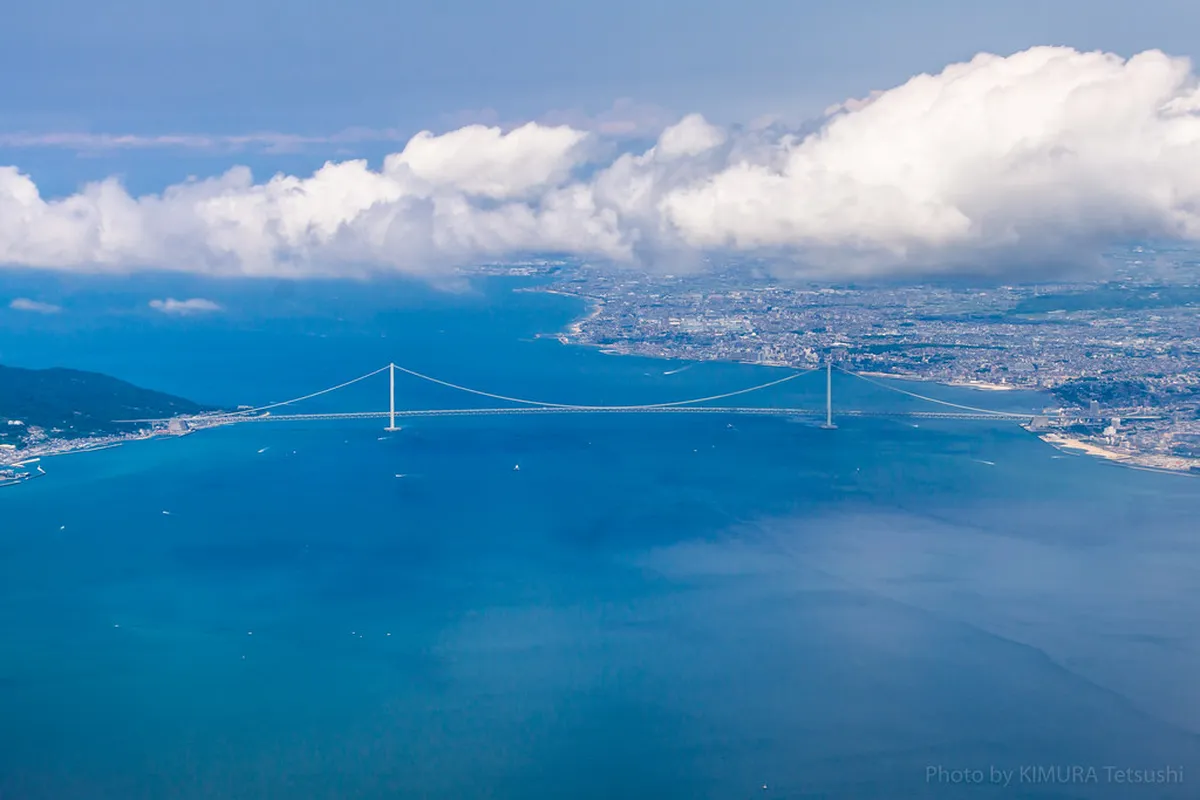 Akashi Kaikyo Bridge suspension — akashi kaikyo bridge, Kobe Japan