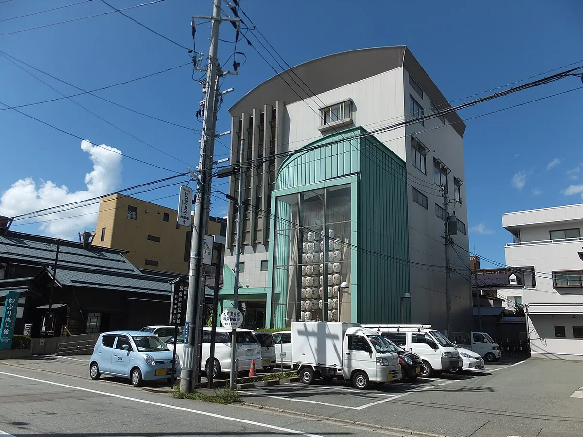 Seasonal festival scene in downtown Akita City, Japan — 2