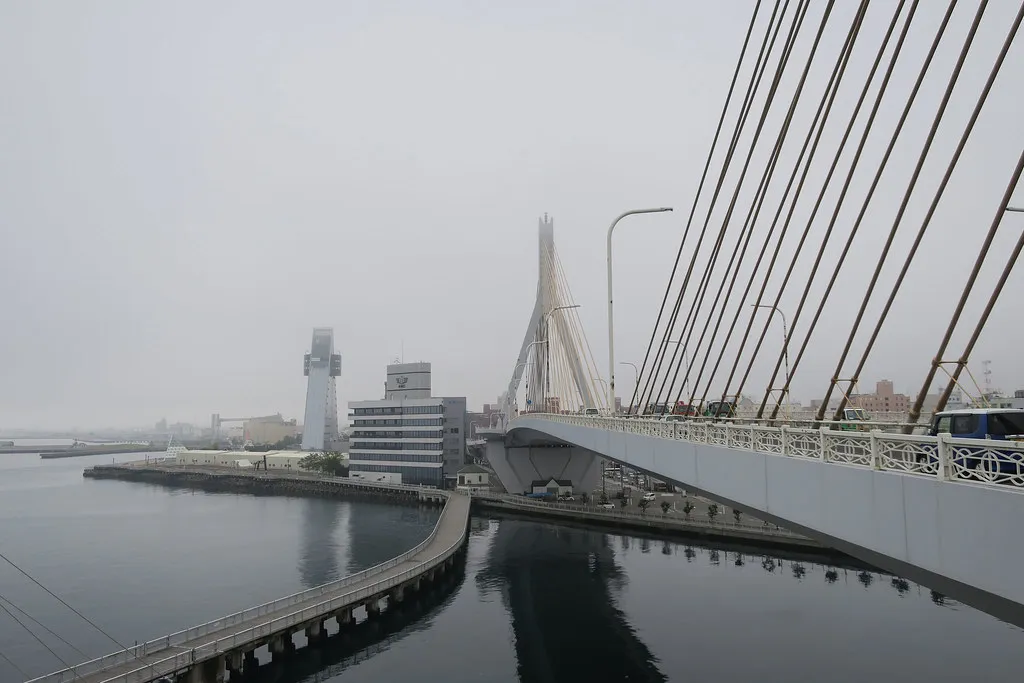 Aomori Bay Bridge Japan — Aomori, Japan