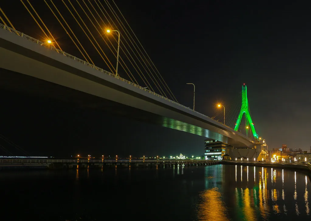 Aomori bay night — Japan