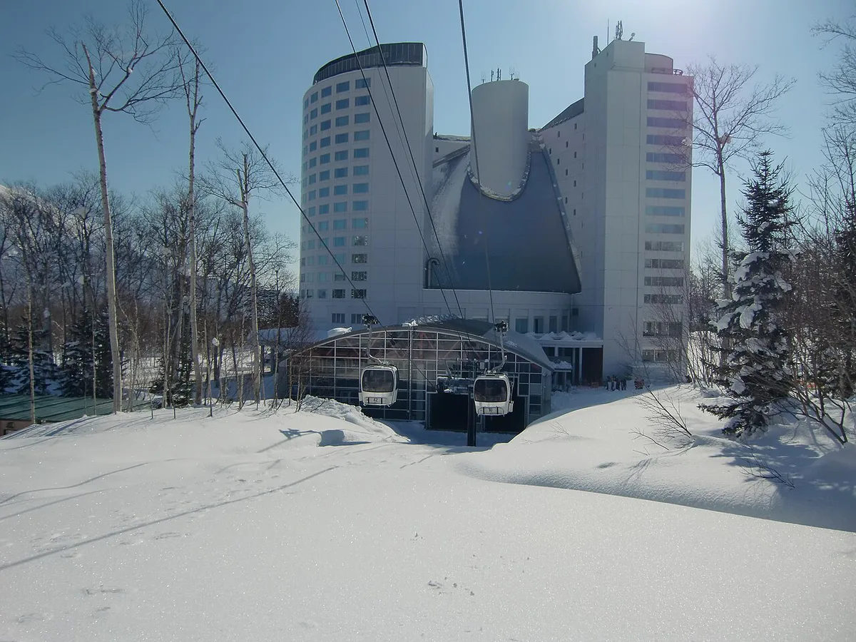 Ski chalets and hotels across Niseko's resort villages, Japan — 1