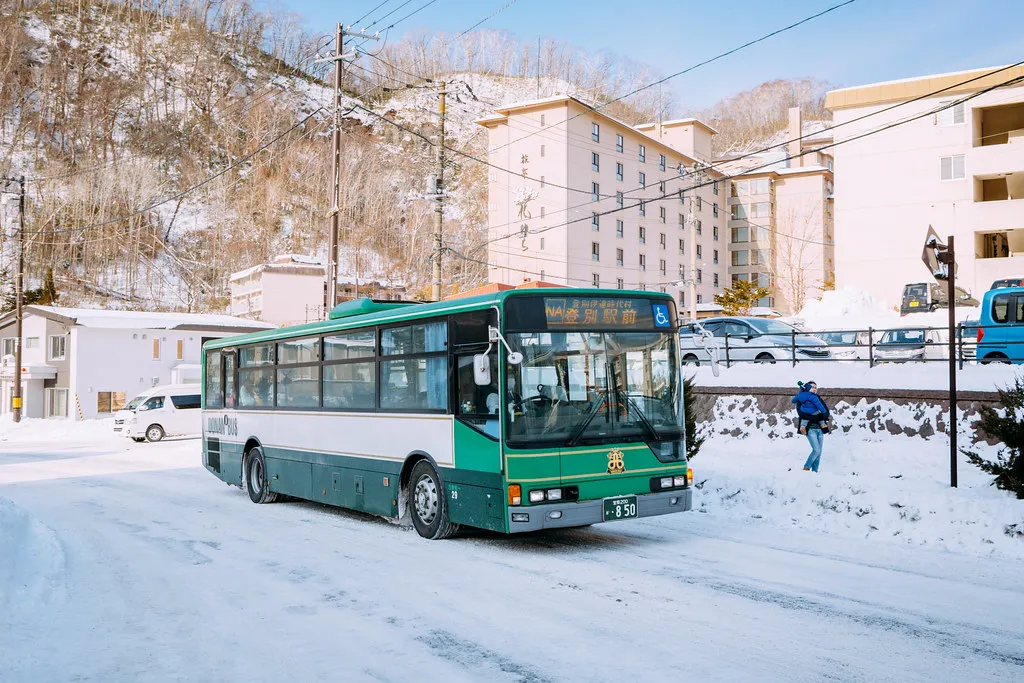Noboribetsu onsen winter
