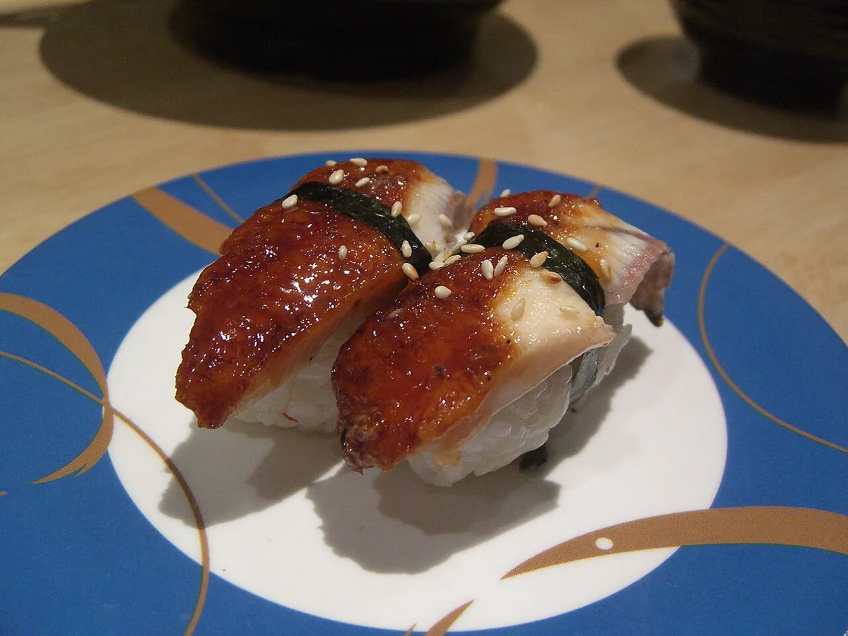 Grilled unagi eel set meal near Dazaifu, Japan — 1