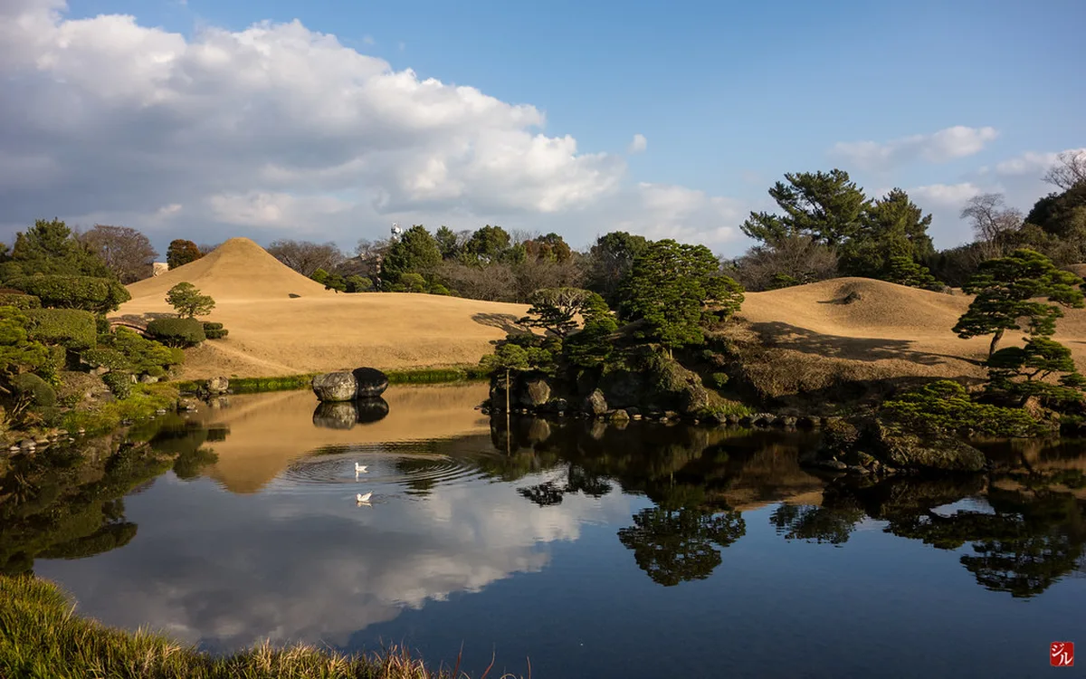 Suizenji Garden in Kumamoto, Japan
