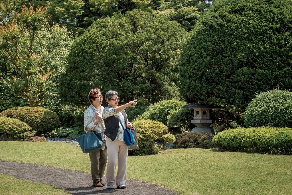 Japanese garden Hirosaki — Japan