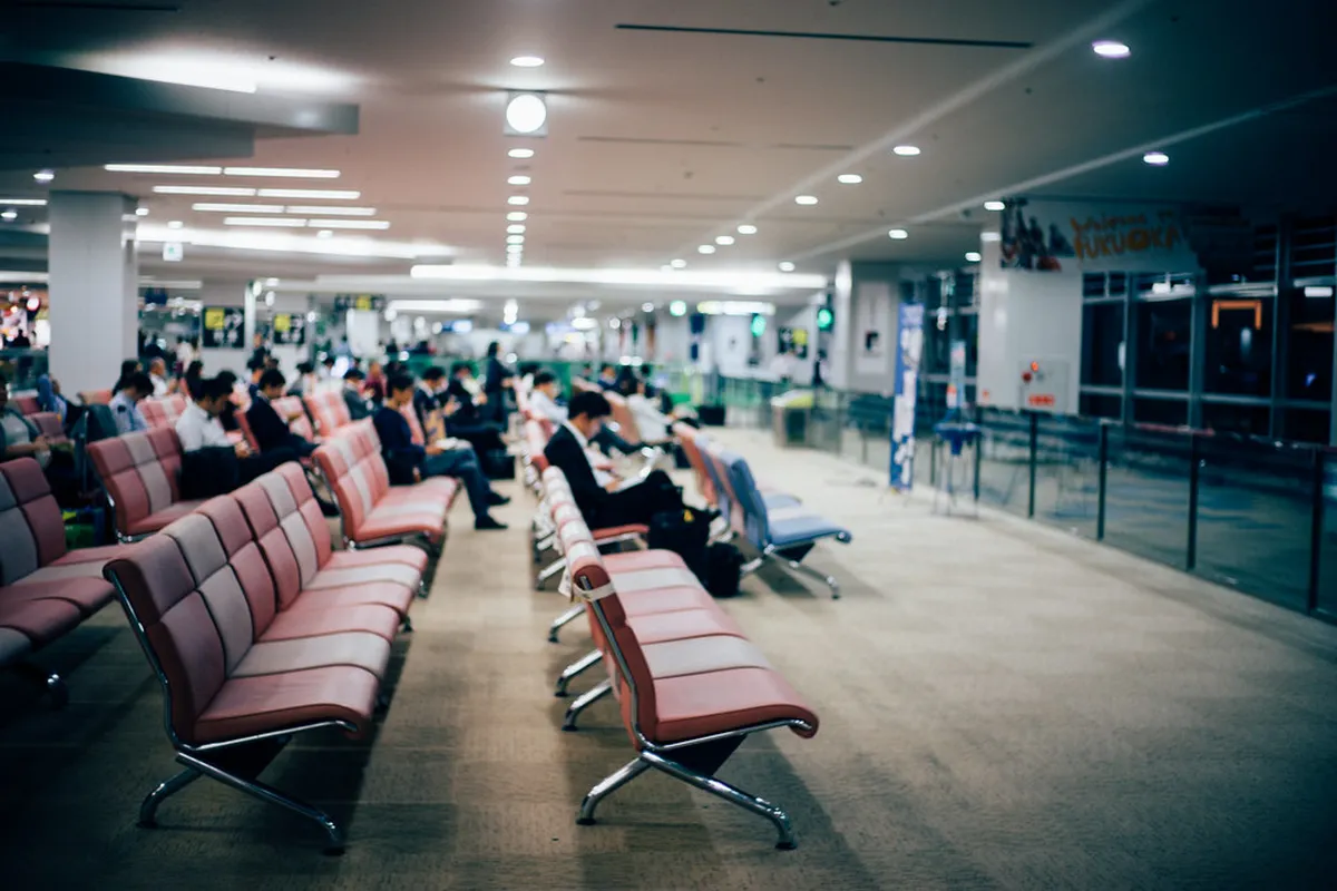 Airport City Center in Fukuoka, Japan — travel scene