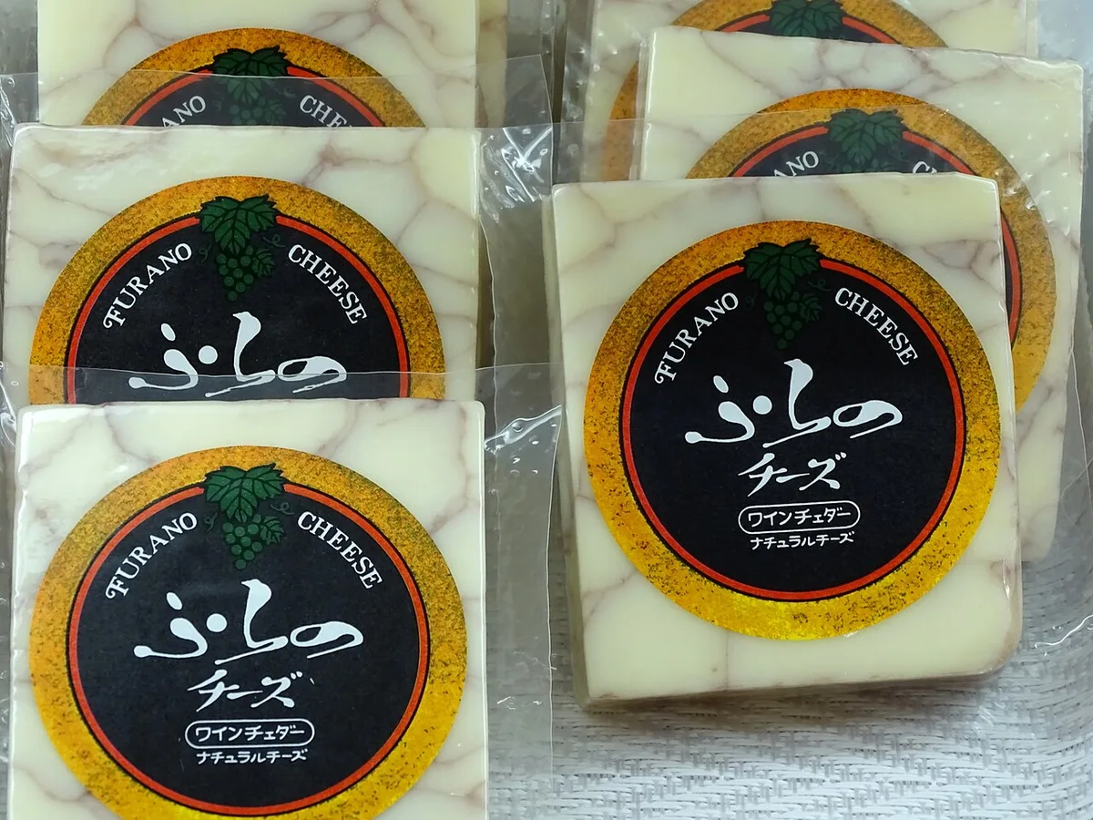 Cheese and fresh dairy products at Furano Cheese Factory, Japan — 1