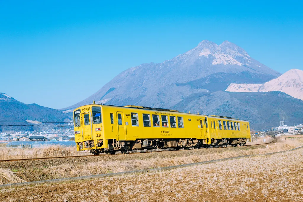 Japan railway countryside train — Japan travel