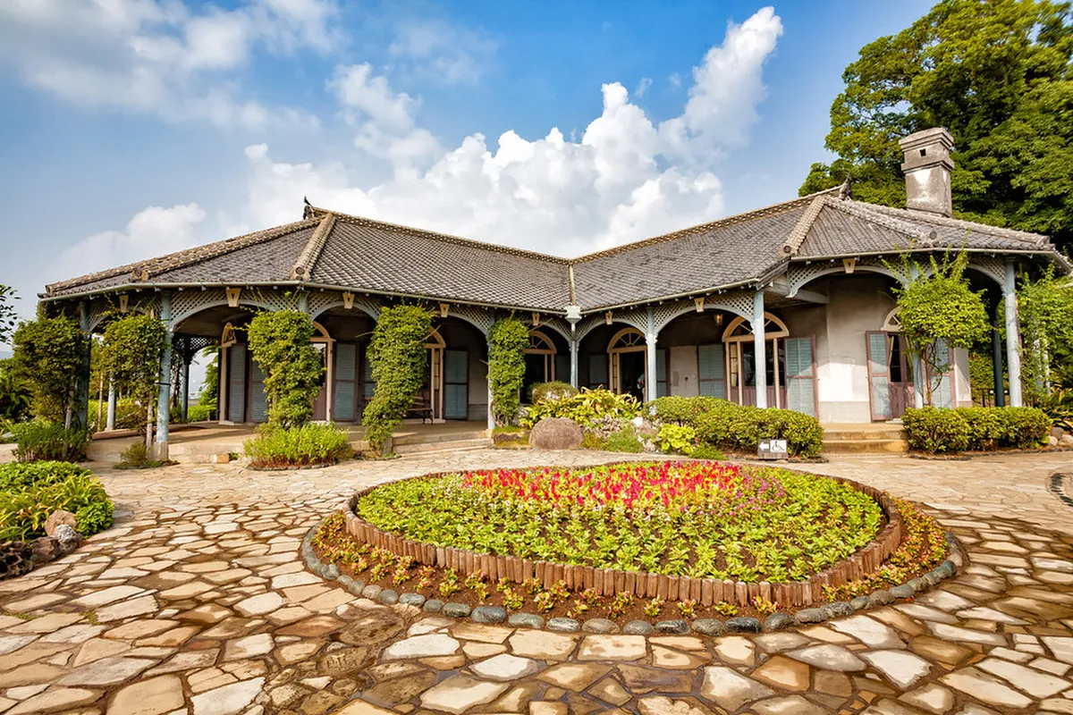 Glover Garden in Nagasaki with its Western-style heritage mansions set among lush gardens on the Minamiyamate hillside