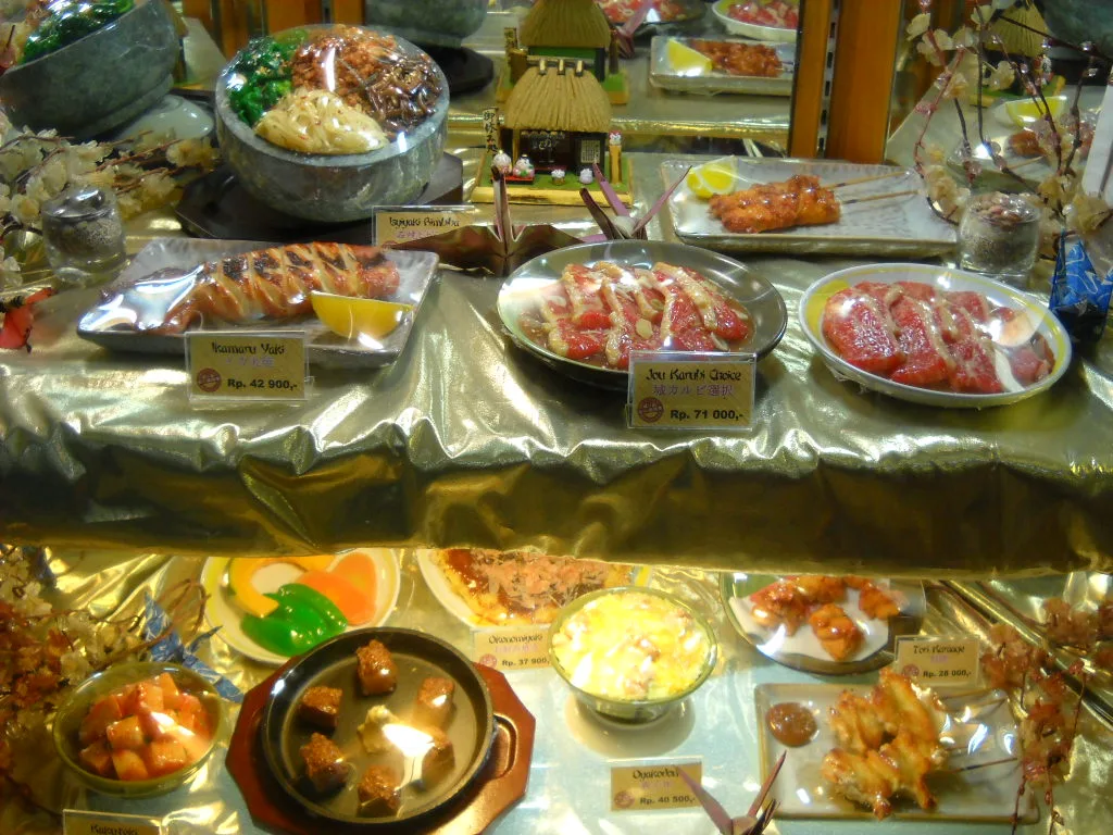 Gujo Hachiman food sample making — 2