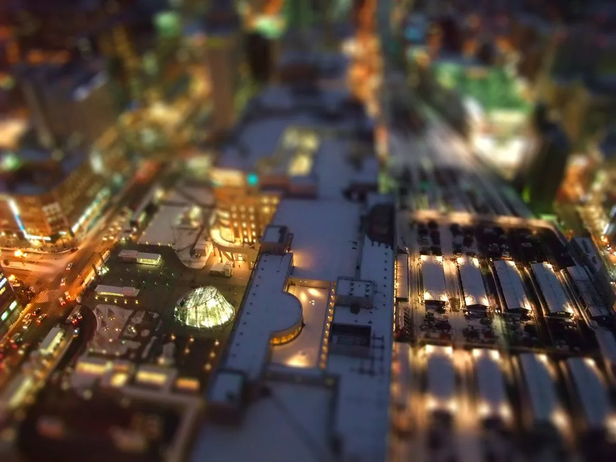 Sapporo station in Hakodate, Hokkaido
