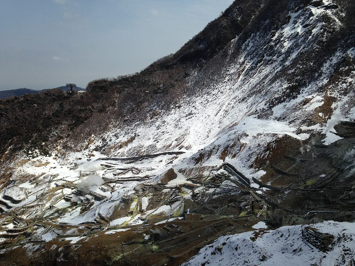 Owakudani Valley near Owakudani Station — 2