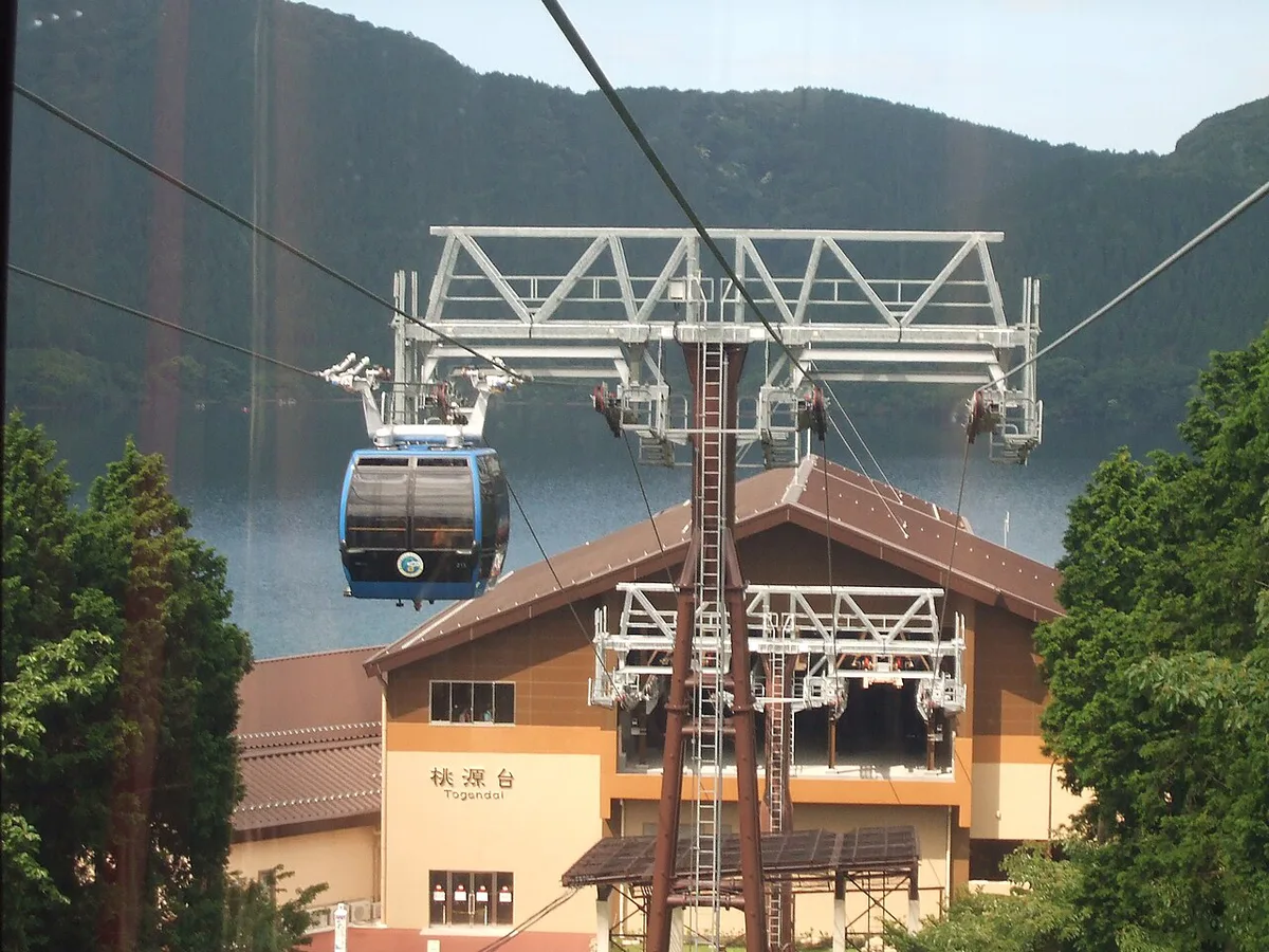 Hakone Tozan Railway on the Hakone loop, Japan — 2