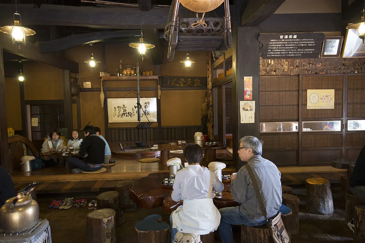 Interior of Amazake-chaya (9409306027) — 1