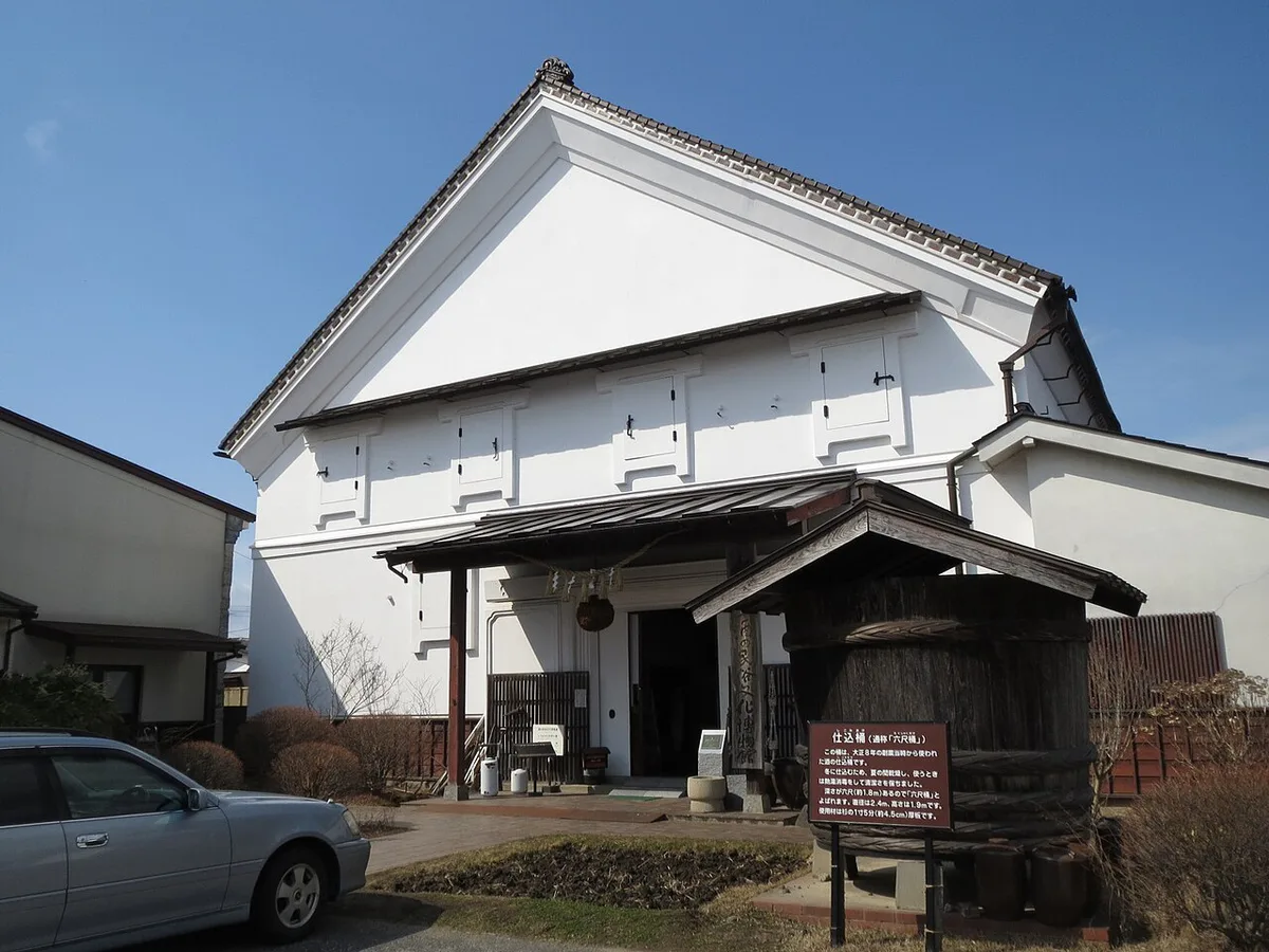 Iwate sake with miso and pickled foods near Hiraizumi, Japan — 1