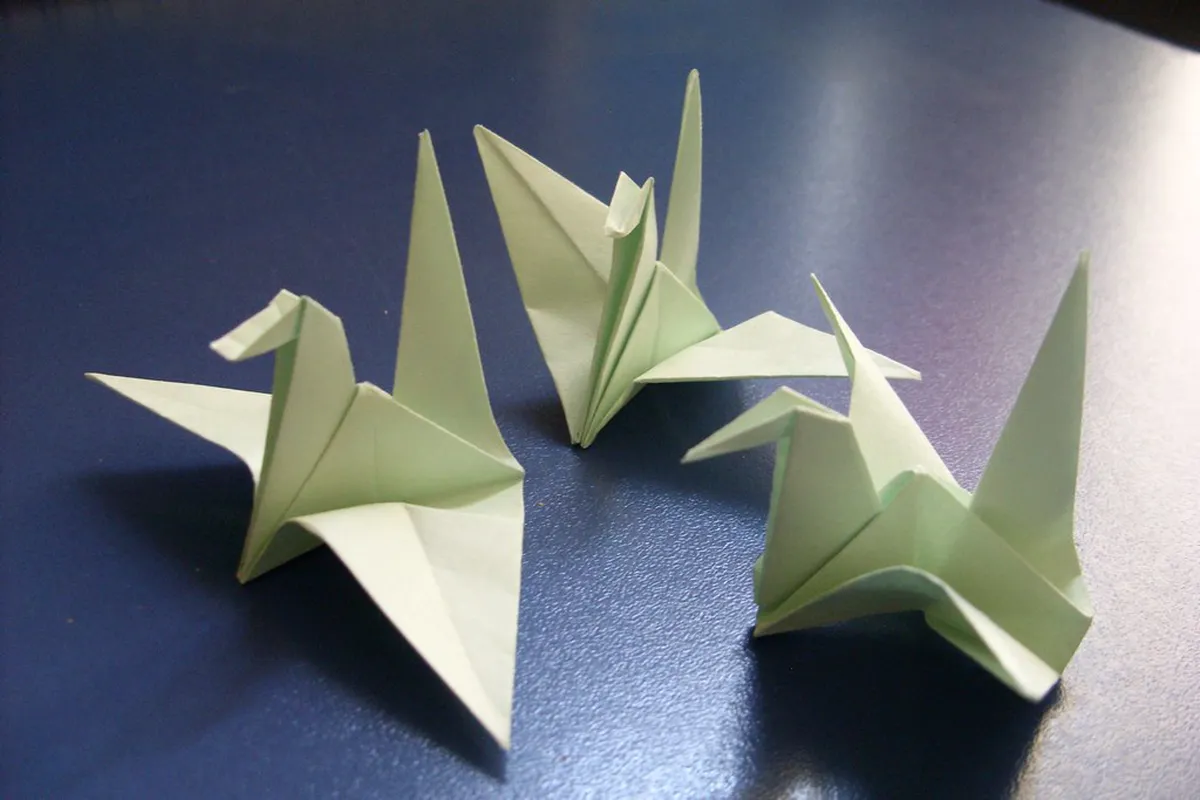 How to Fold Orizuru Paper Cranes at Hiroshima Peace Memorial