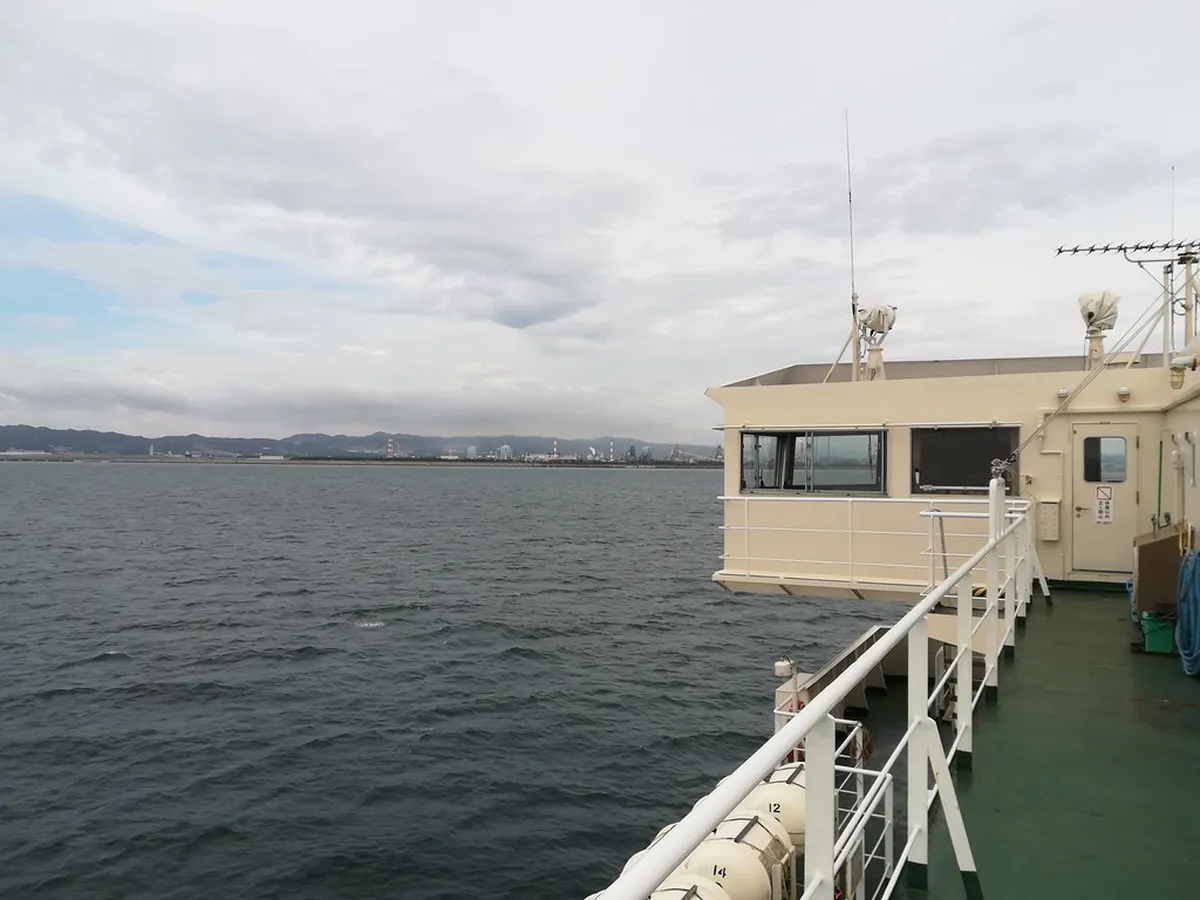 Rail and Ferry Routes into Tokushima — a scene in Tokushima