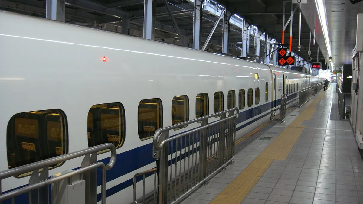 Hakata Station in Fukuoka, Japan, the main transit hub connecting the subway, buses, and regional trains for sightseeing