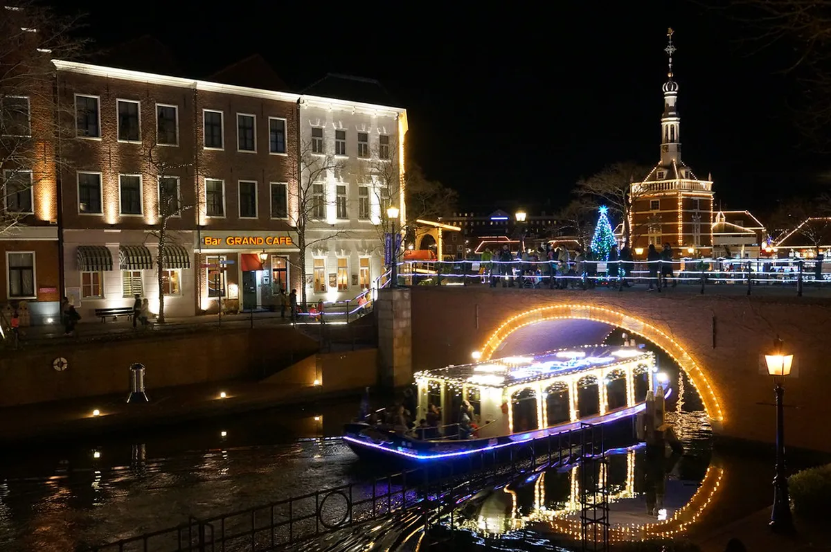 Huis Ten Bosch theme park Dutch-style windmills and cobblestone canals in Sasebo Nagasaki Japan