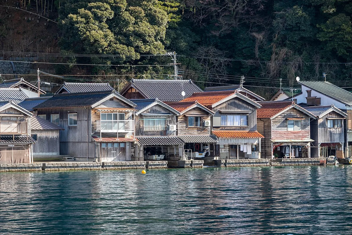 Ine no Funaya boat houses — 1