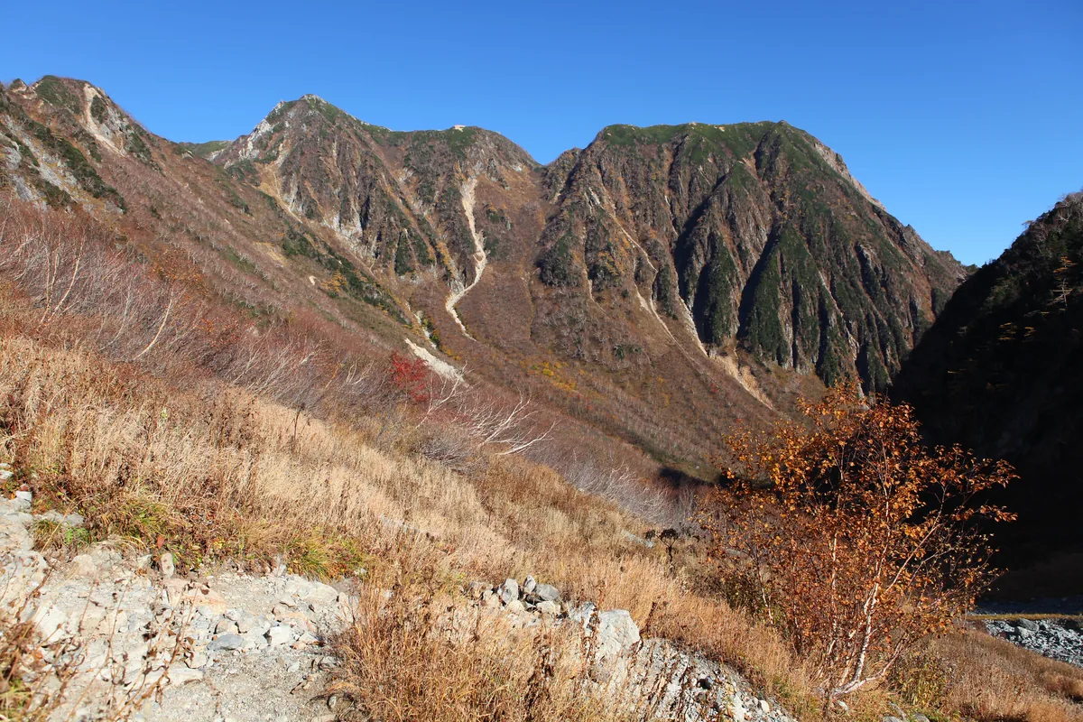 mountains near Kamikochi, photographed along this Japanese food and travel route