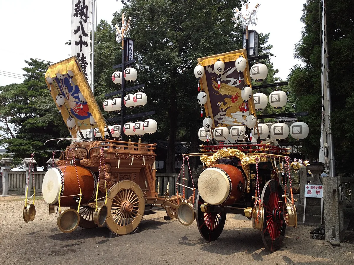 Rear end of Ishidori matsuri's float — 1