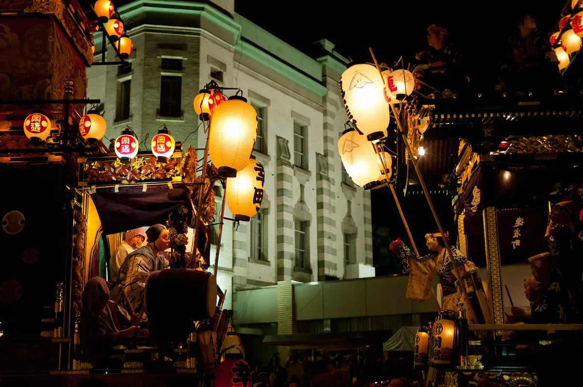 The Dashi Floats and the Hikkawase Battles in Kawagoe