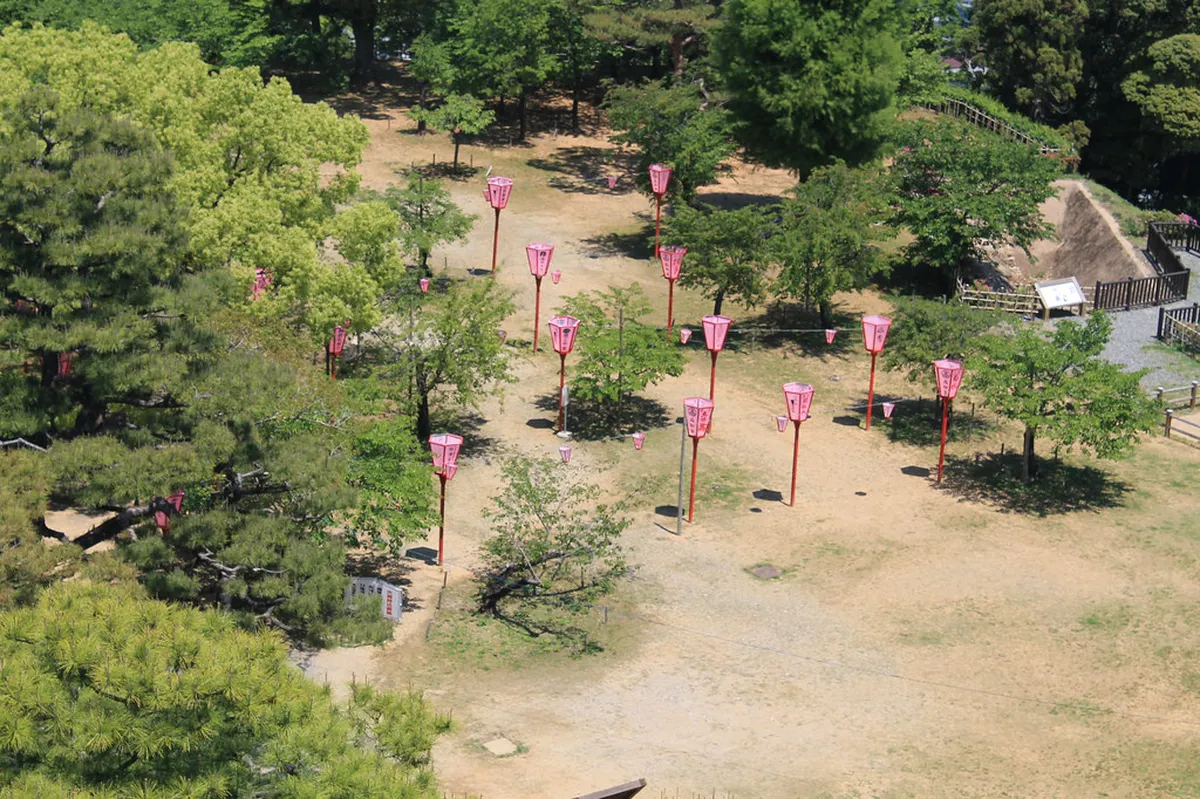 Castle Park, Gardens, and Cherry Blossoms in Kochi