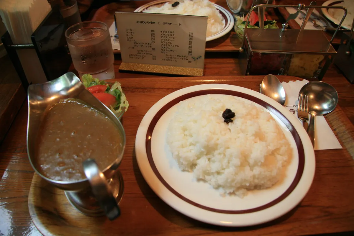Hearty Local Lunch: Curry and Shirasu Bowls in Kamakura, Japan