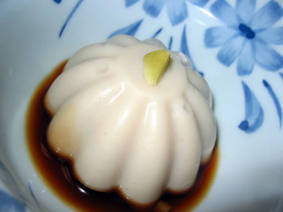 Goma tofu japanese in Koyasan, Japan