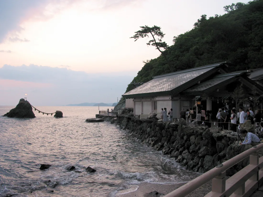 Meoto Iwa wedded rocks, Futami — 3