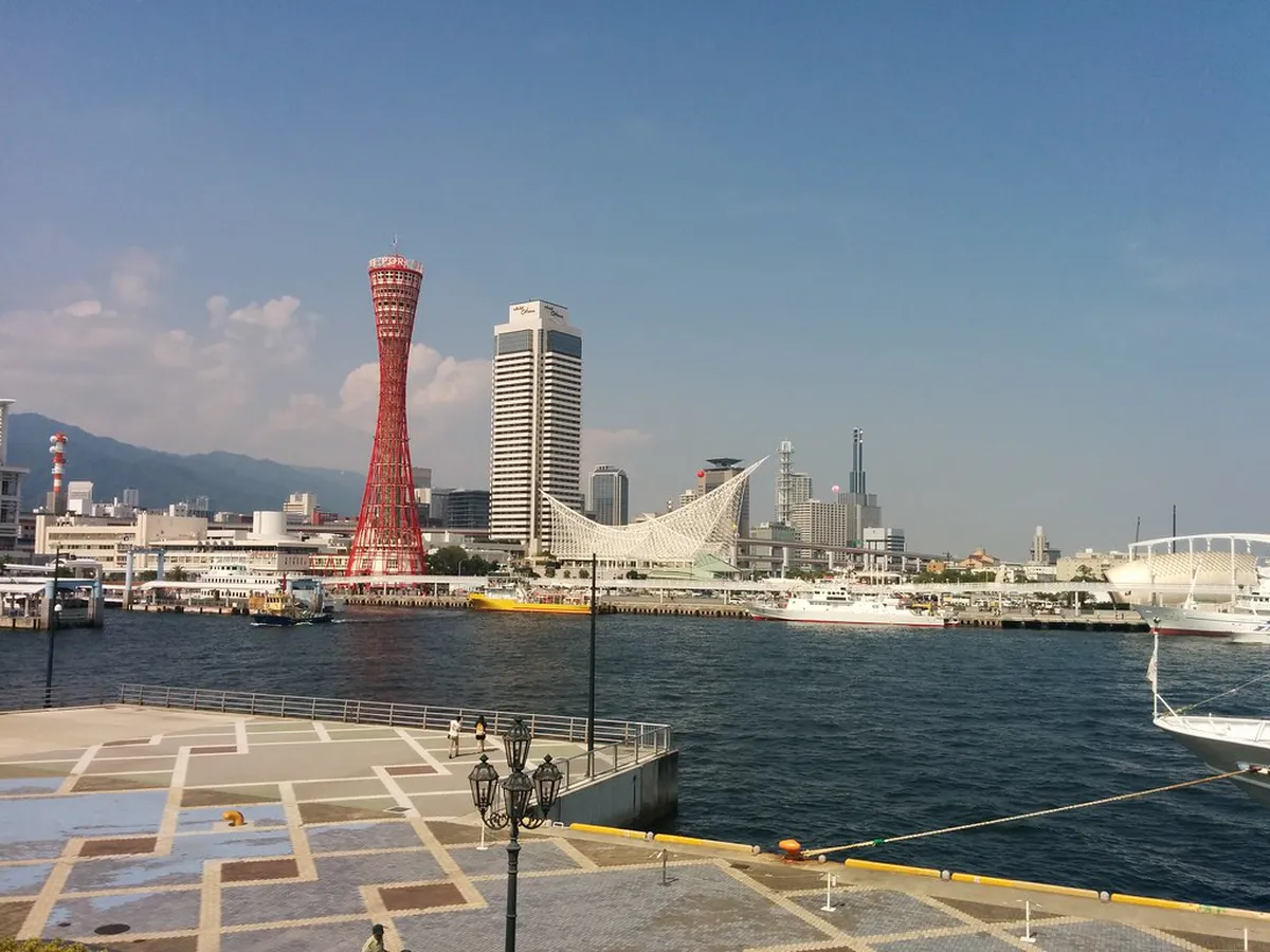 Meriken Park Kobe waterfront — meriken park, Kobe Japan