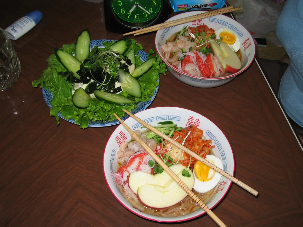 reimen cold noodles — Morioka, Japan