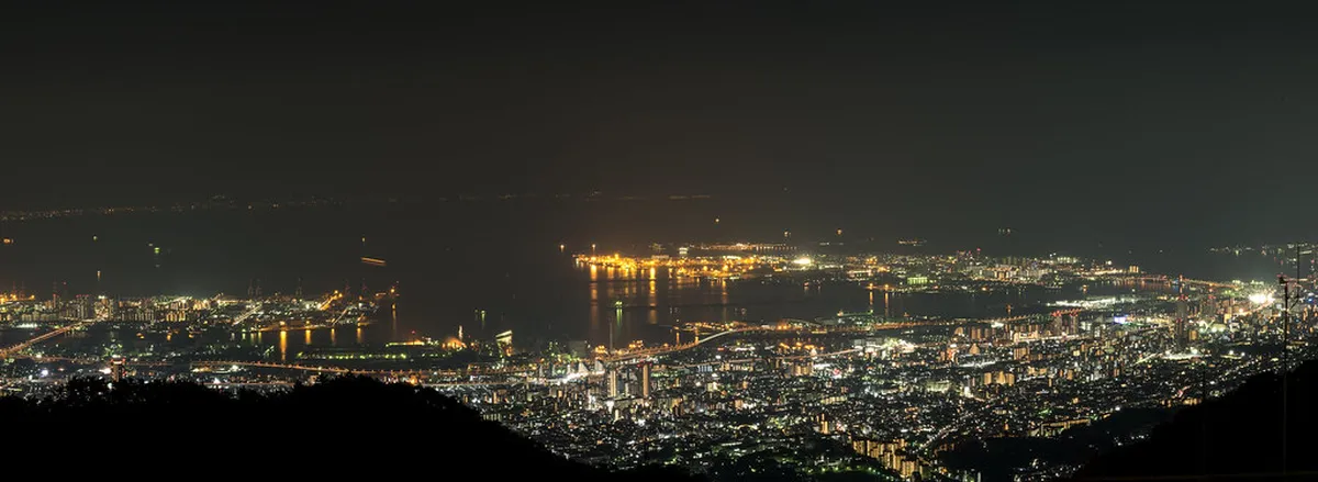 Mount Rokko Kobe night view — mount rokko guide, Kobe Japan