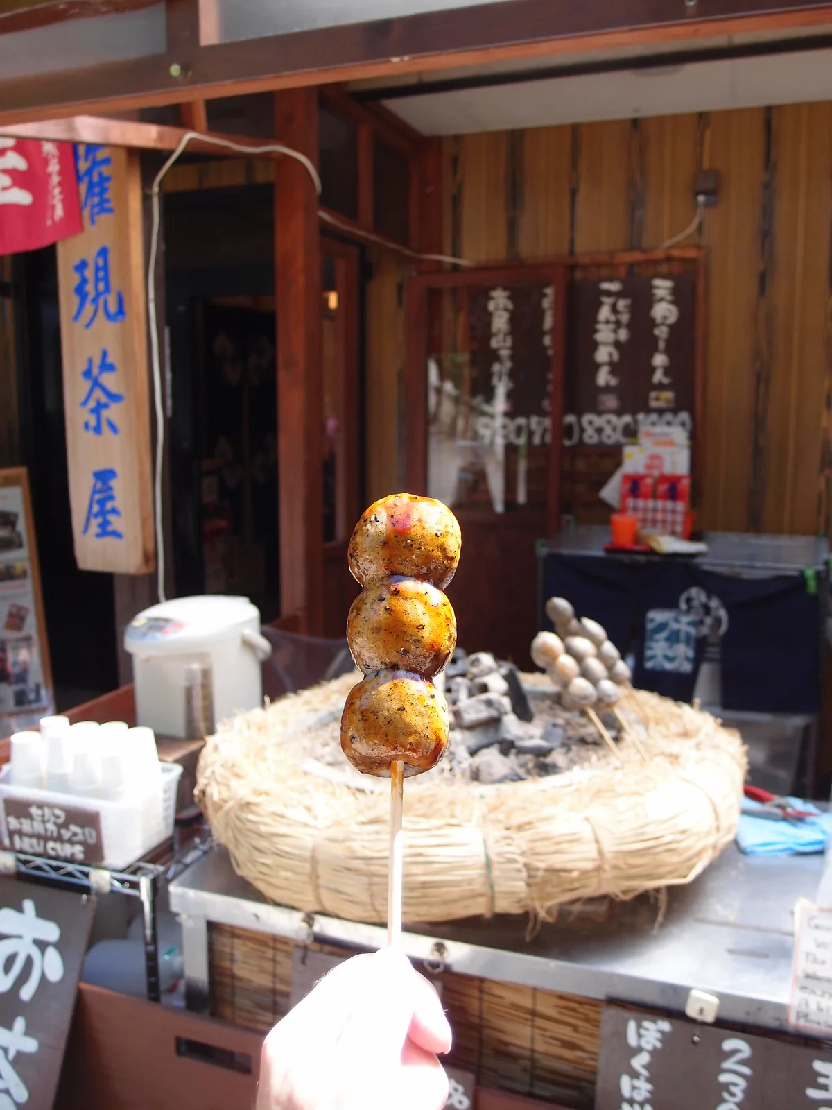 Dango @ Mount Takao, photographed along this Japanese food and travel route