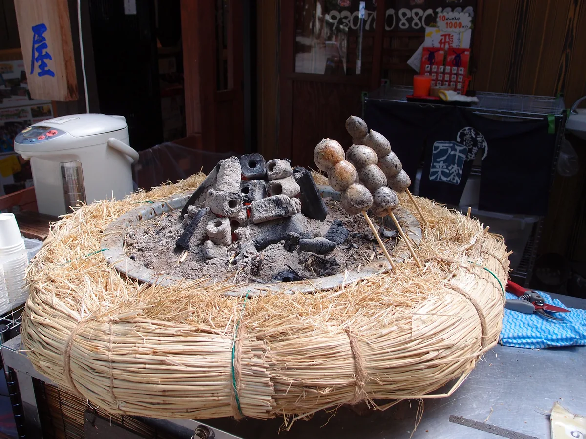 Dango @ Mount Takao, photographed along this Japanese food and travel route