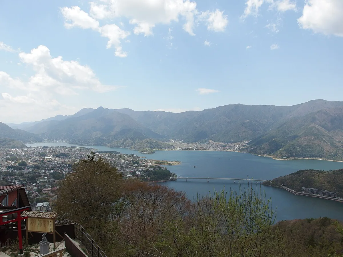 Mt Fuji Panoramic Ropeway above Lake Kawaguchi, Japan — 2