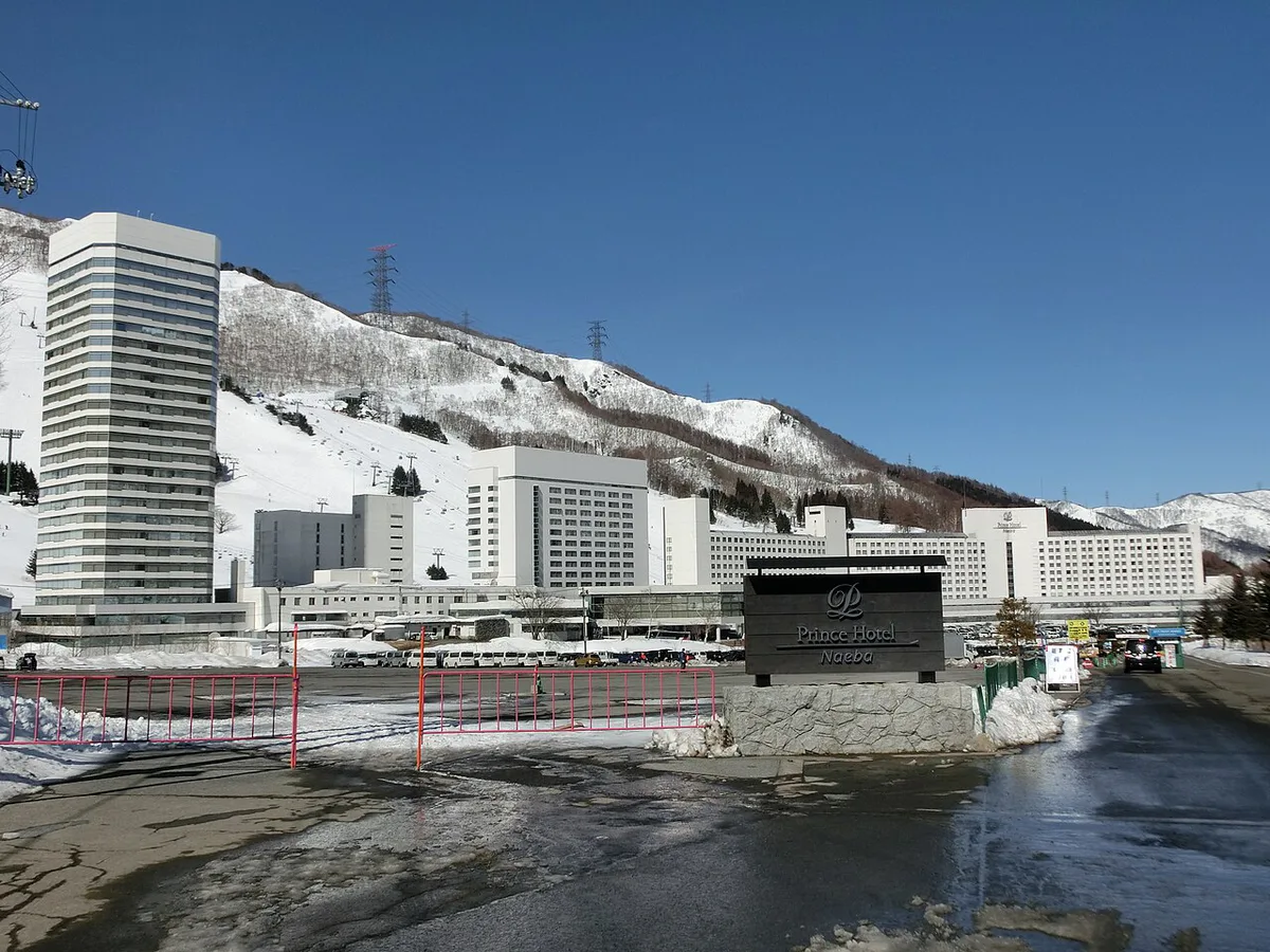 Naeba Prince Hotel and ski slopes at Naeba Ski Resort, Japan — 1