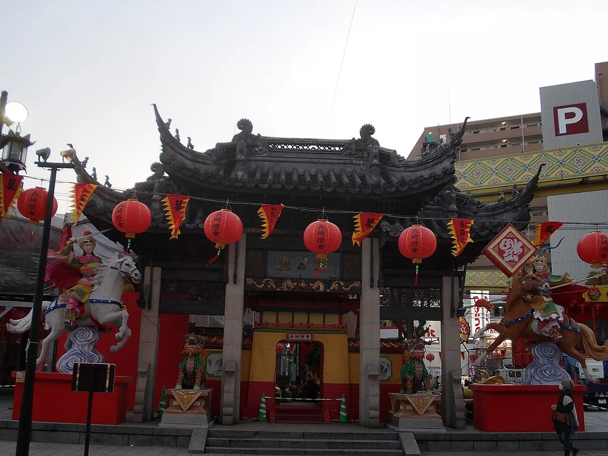 Emperor's Parade during the Nagasaki Lantern Festival, Japan — 1