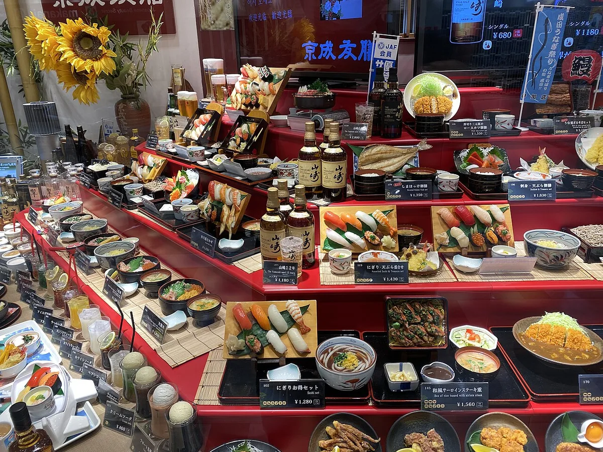 Narita unagi, Omotesando sweets and market food near Naritasan, Japan — 2