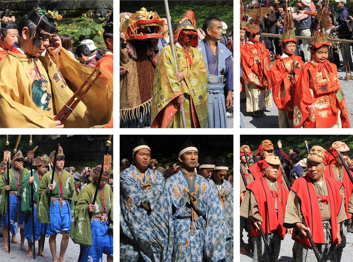 Nikko Toshogu festival procession — nikko festivals and events in Nikko, Japan